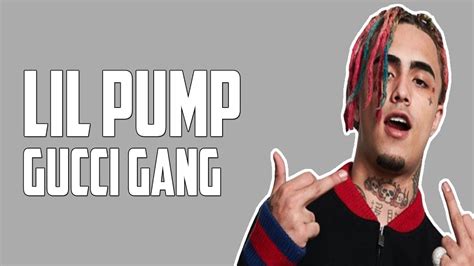 gucci gang lil pump soundcloud|gucci gang lil pump lyrics.